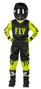 2023 Youth F-16 Riding Gear Black|Hi-Vis